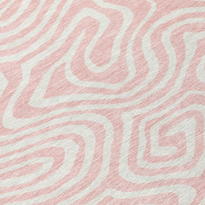 Homeroots 3' Artichoke Green Abstract Washable Area Rug For Indoor And Outdoor Spaces - Durable And Stylish 3' X 5' Polyester 598998