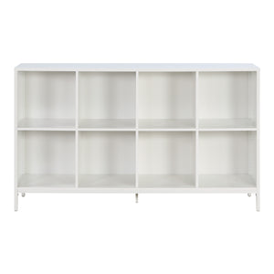 OSP Home Furnishings Ace 8 Cube Bookcase/Storage  White