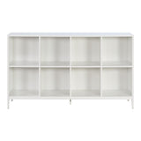 OSP Home Furnishings Ace 8 Cube Bookcase/Storage  White