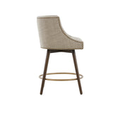 Madison Park Mateo Transitional Swivel Counter Stool MP104-0944 Beige Multi