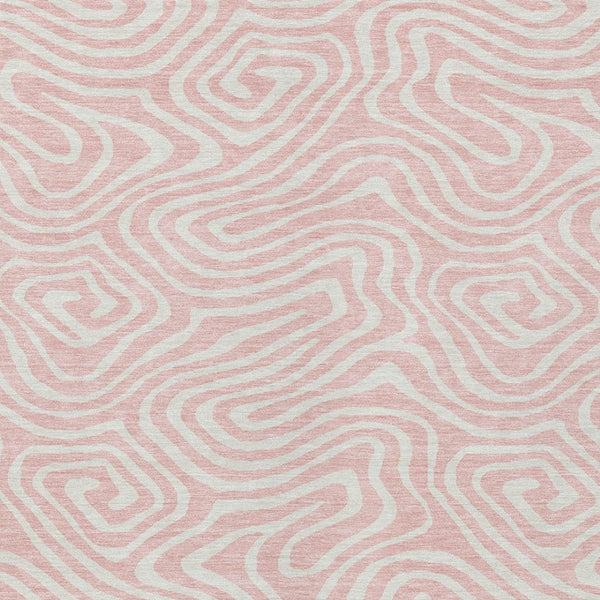 Homeroots 3' Artichoke Green Abstract Washable Area Rug For Indoor And Outdoor Spaces - Durable And Stylish 9' X 12' Polyester 599002