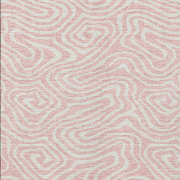 Homeroots 3' Artichoke Green Abstract Washable Area Rug For Indoor And Outdoor Spaces - Durable And Stylish 10' X 14' Polyester 599003