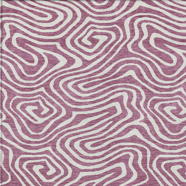 Homeroots 3' Artichoke Green Abstract Washable Area Rug For Indoor And Outdoor Spaces - Durable And Stylish 10' X 14' Polyester 599009