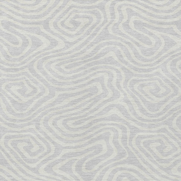 Homeroots 3' Artichoke Green Abstract Washable Area Rug For Indoor And Outdoor Spaces - Durable And Stylish 5' X 8' Polyester 599011