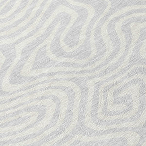 Homeroots 3' Artichoke Green Abstract Washable Area Rug For Indoor And Outdoor Spaces - Durable And Stylish 8' Round Polyester 599012