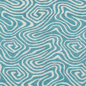 Homeroots 3' Artichoke Green Abstract Washable Area Rug For Indoor And Outdoor Spaces - Durable And Stylish 3' X 5' Polyester 599016