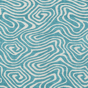 Homeroots 3' Artichoke Green Abstract Washable Area Rug For Indoor And Outdoor Spaces - Durable And Stylish 9' X 12' Polyester 599020