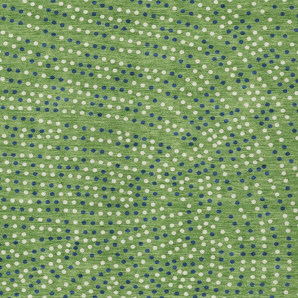 Homeroots 3' Stylish Brown Gold And Ivory Polka Dot Washable Area Rug For Indoor And Outdoor Spaces 5' X 8' Polyester 599035