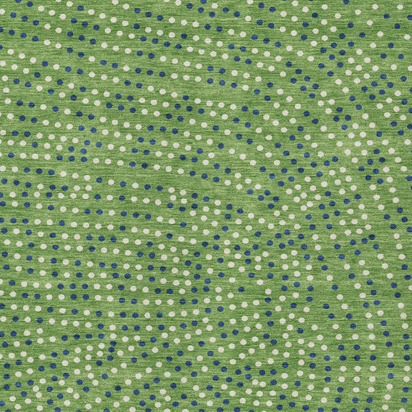 Homeroots 3' Stylish Brown Gold And Ivory Polka Dot Washable Area Rug For Indoor And Outdoor Spaces 9' X 12' Polyester 599038