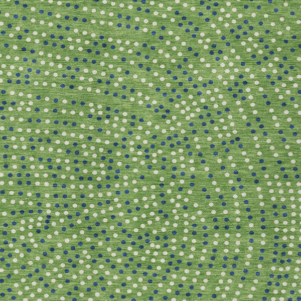 Homeroots 3' Stylish Brown Gold And Ivory Polka Dot Washable Area Rug For Indoor And Outdoor Spaces 10' X 14' Polyester 599039