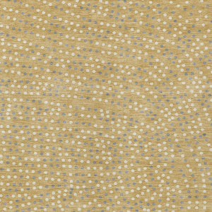 Homeroots 3' Stylish Brown Gold And Ivory Polka Dot Washable Area Rug For Indoor And Outdoor Spaces 3' X 5' Polyester 599040