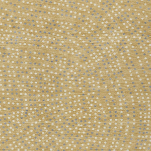 Homeroots 3' Stylish Brown Gold And Ivory Polka Dot Washable Area Rug For Indoor And Outdoor Spaces 5' X 8' Polyester 599041