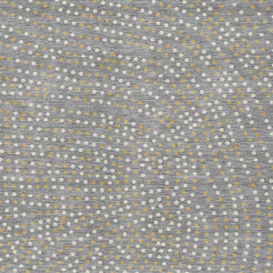 Homeroots 3' Stylish Brown Gold And Ivory Polka Dot Washable Area Rug For Indoor And Outdoor Spaces 3' X 5' Polyester 599046