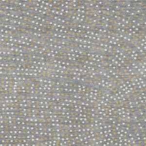 Homeroots 3' Stylish Brown Gold And Ivory Polka Dot Washable Area Rug For Indoor And Outdoor Spaces 10' X 14' Polyester 599051
