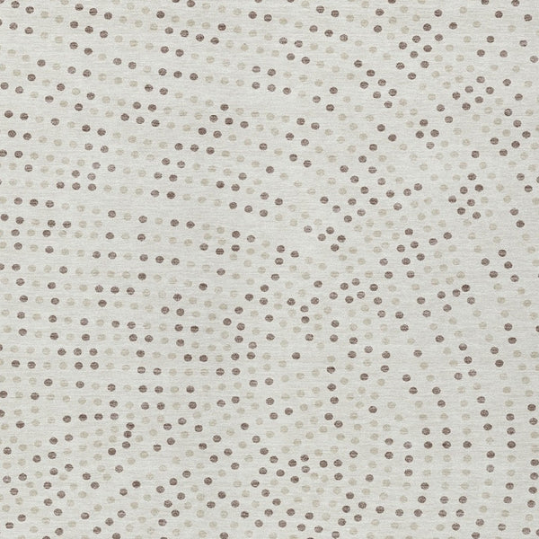 Homeroots 3' Stylish Brown Gold And Ivory Polka Dot Washable Area Rug For Indoor And Outdoor Spaces 5' X 8' Polyester 599053