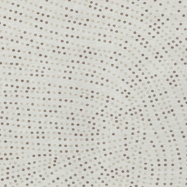 Homeroots 3' Stylish Brown Gold And Ivory Polka Dot Washable Area Rug For Indoor And Outdoor Spaces 9' X 12' Polyester 599056