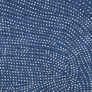 Homeroots 3' Stylish Brown Gold And Ivory Polka Dot Washable Area Rug For Indoor And Outdoor Spaces 5' X 8' Polyester 599059