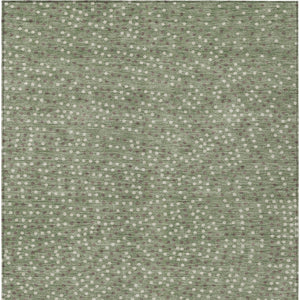 Homeroots 3' Stylish Brown Gold And Ivory Polka Dot Washable Area Rug For Indoor And Outdoor Spaces 9' X 12' Polyester 599080