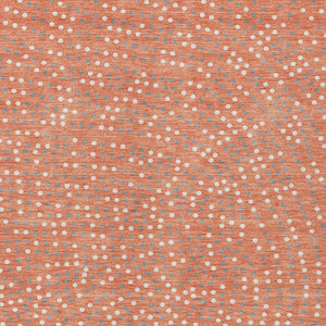 Homeroots 3' Stylish Brown Gold And Ivory Polka Dot Washable Area Rug For Indoor And Outdoor Spaces 5' X 8' Polyester 599083