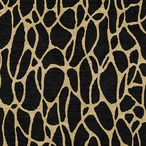 Homeroots 3' Beige And Blue Geometric Indoor Outdoor Area Rug – Durable, Washable, Stylish For Any Space 3' X 5' Polyester 599178