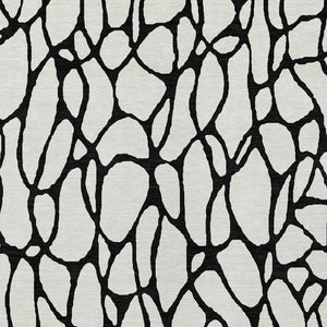 Homeroots 3' Beige And Blue Geometric Indoor Outdoor Area Rug – Durable, Washable, Stylish For Any Space 8' X 10' Polyester 599205