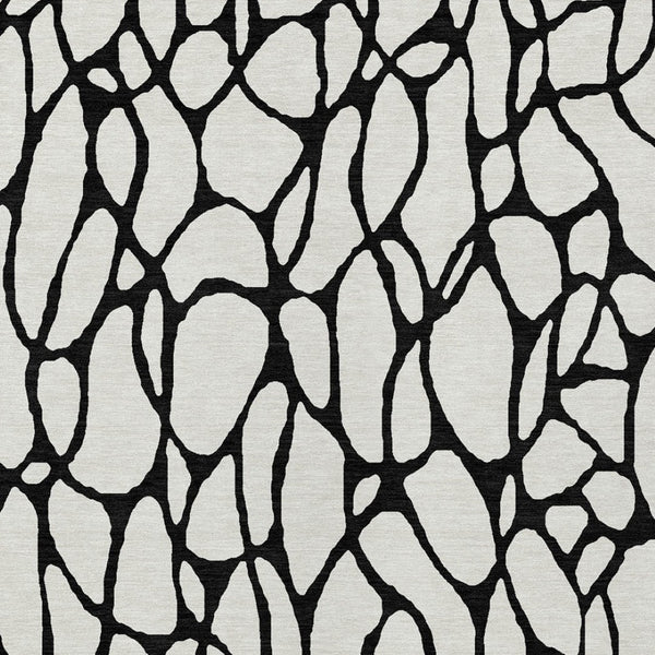 Homeroots 3' Beige And Blue Geometric Indoor Outdoor Area Rug – Durable, Washable, Stylish For Any Space 9' X 12' Polyester 599206