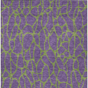 Homeroots 3' Beige And Blue Geometric Indoor Outdoor Area Rug – Durable, Washable, Stylish For Any Space 3' X 5' Polyester 599232