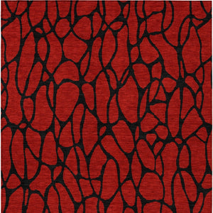 Homeroots 3' Beige And Blue Geometric Indoor Outdoor Area Rug – Durable, Washable, Stylish For Any Space 5' X 8' Polyester 599239