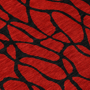 Homeroots 3' Beige And Blue Geometric Indoor Outdoor Area Rug – Durable, Washable, Stylish For Any Space 8' Round Polyester 599240