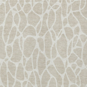 Homeroots 3' Aqua And Ivory Geometric Washable Area Rug - Perfect For Indoor And Outdoor Spaces, Durable Design 3' X 5' Polyester 599250