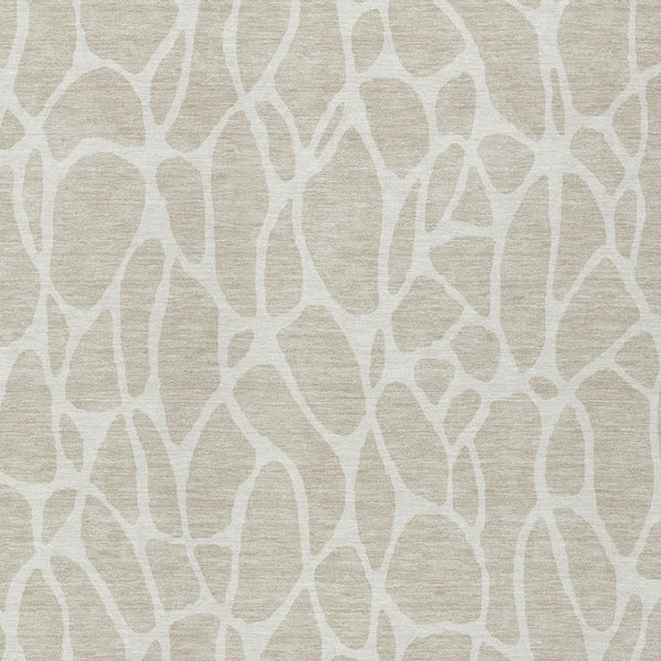 Homeroots 3' Aqua And Ivory Geometric Washable Area Rug - Perfect For Indoor And Outdoor Spaces, Durable Design 5' X 8' Polyester 599251