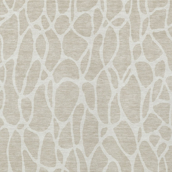 Homeroots 3' Aqua And Ivory Geometric Washable Area Rug - Perfect For Indoor And Outdoor Spaces, Durable Design 9' X 12' Polyester 599254