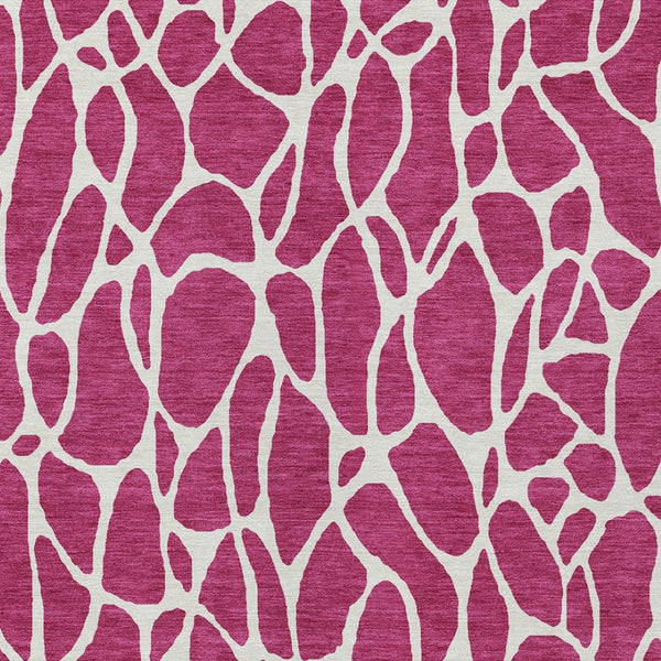 Homeroots 3' Aqua And Ivory Geometric Washable Area Rug - Perfect For Indoor And Outdoor Spaces, Durable Design 5' X 8' Polyester 599257