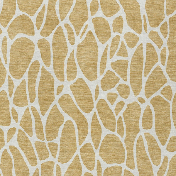 Homeroots 3' Aqua And Ivory Geometric Washable Area Rug - Perfect For Indoor And Outdoor Spaces, Durable Design 3' X 5' Polyester 599280