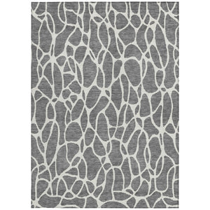 Homeroots 3' Aqua And Ivory Geometric Washable Area Rug - Perfect For Indoor And Outdoor Spaces, Durable Design 10' X 14' Polyester 599291