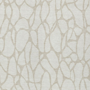 Homeroots 3' Aqua And Ivory Geometric Washable Area Rug - Perfect For Indoor And Outdoor Spaces, Durable Design 3' X 5' Polyester 599292