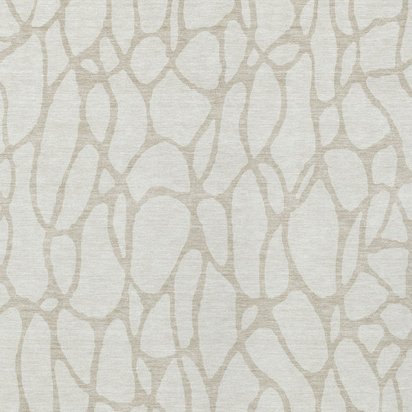 Homeroots 3' Aqua And Ivory Geometric Washable Area Rug - Perfect For Indoor And Outdoor Spaces, Durable Design 10' X 14' Polyester 599297