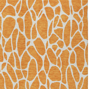 Homeroots 3' Aqua And Ivory Geometric Washable Area Rug - Perfect For Indoor And Outdoor Spaces, Durable Design 3' X 5' Polyester 599298