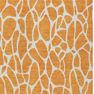 Homeroots 3' Aqua And Ivory Geometric Washable Area Rug - Perfect For Indoor And Outdoor Spaces, Durable Design 8' X 10' Polyester 599301