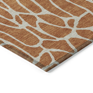 Homeroots 3' Aqua And Ivory Geometric Washable Area Rug - Perfect For Indoor And Outdoor Spaces, Durable Design 9' X 12' Polyester 599308