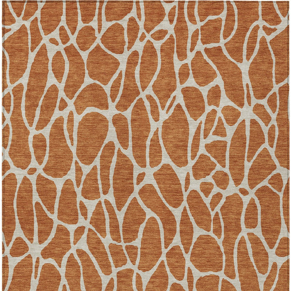 Homeroots 3' Aqua And Ivory Geometric Washable Area Rug - Perfect For Indoor And Outdoor Spaces, Durable Design 10' X 14' Polyester 599309