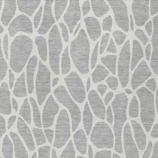 Homeroots 3' Aqua And Ivory Geometric Washable Area Rug - Perfect For Indoor And Outdoor Spaces, Durable Design 9' X 12' Polyester 599314