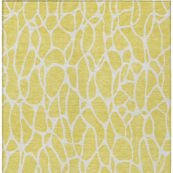 Homeroots 3' Aqua And Ivory Geometric Washable Area Rug - Perfect For Indoor And Outdoor Spaces, Durable Design 3' X 5' Polyester 599322