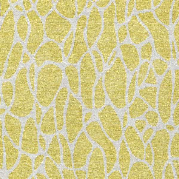 Homeroots 3' Aqua And Ivory Geometric Washable Area Rug - Perfect For Indoor And Outdoor Spaces, Durable Design 3' X 5' Polyester 599322