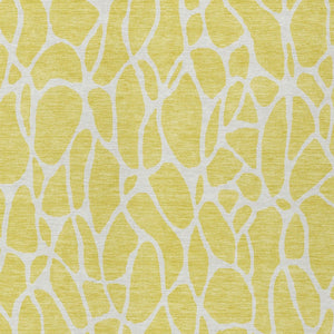 Homeroots 3' Aqua And Ivory Geometric Washable Area Rug - Perfect For Indoor And Outdoor Spaces, Durable Design 5' X 8' Polyester 599323