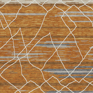 Homeroots 3' Artichoke Green And Ivory Striped Washable Area Rug - Stylish, Durable For Indoor Or Outdoor Use 8' X 10' Polyester 599385