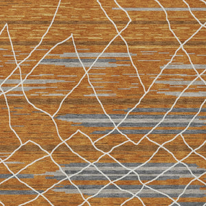 Homeroots 3' Artichoke Green And Ivory Striped Washable Area Rug - Stylish, Durable For Indoor Or Outdoor Use 10' X 14' Polyester 599387