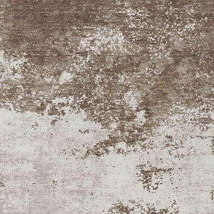 Homeroots 3' Black Gray And Ivory Abstract Washable Area Rug For Indoor And Outdoor Use - Durable Design 5' X 8' Polyester 599467