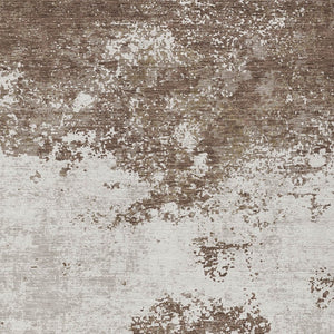 Homeroots 3' Black Gray And Ivory Abstract Washable Area Rug For Indoor And Outdoor Use - Durable Design 10' X 14' Polyester 599471