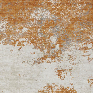 Homeroots 3' Black Gray And Ivory Abstract Washable Area Rug For Indoor And Outdoor Use - Durable Design 3' X 5' Polyester 599472